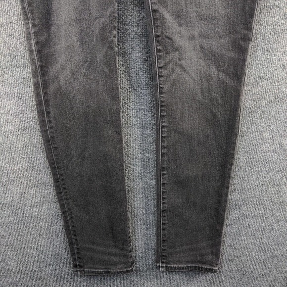 American Eagle Outfitters Men's Straight Leg Jeans Black 30x32 5-Pocket Whisker - Picture 4 of 11